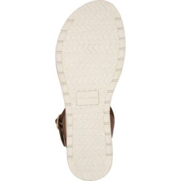 SUN STONE Womens Brown Strappy Mattie Round Toe Wedge Slingback Sandal 5 M - Picture 4 of 4